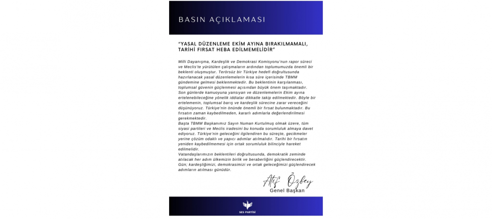 Atıf Özbey: Terörsüz Türkiye İçin Tarihi..