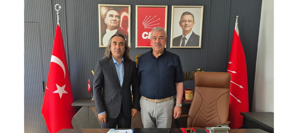 AYDOĞMUŞ, CHP İL BAŞKANI YAŞAR'I ZİYARET..