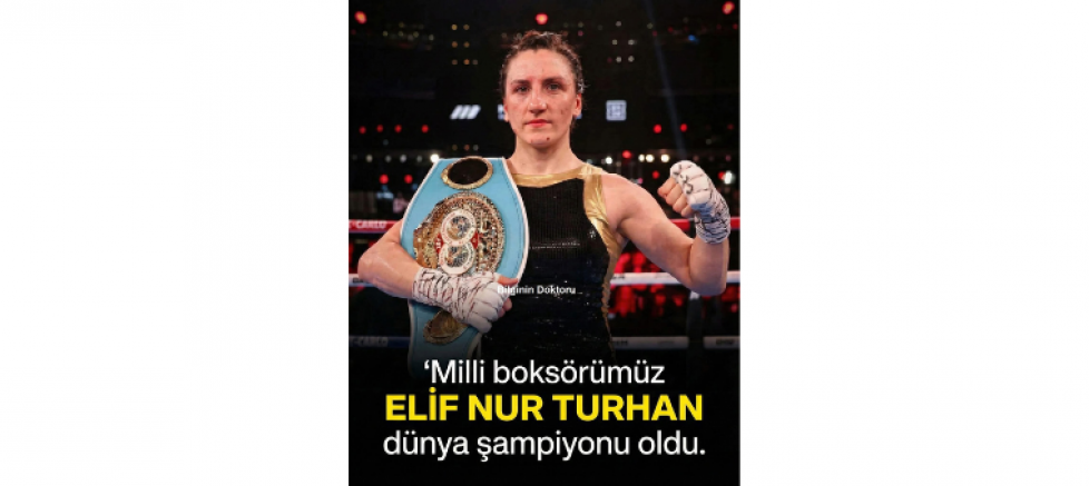 Bedri Yalçın: “Elif Nur Turhan’ın dünya şampiyonluğu milletimize gurur yaşatmıştır” - GÜNDEM - İnternetin Ajansı