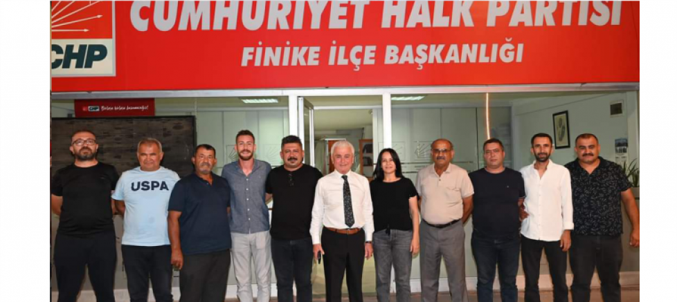 CHP FİNİKE İLÇE BAŞKANI UYGAR ÇARBAN: 